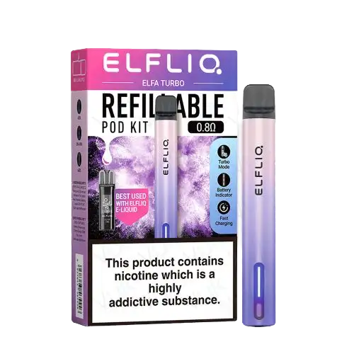 Elf Bar Elfa Turbo Pod Kit | only £7.99 | Cheapest Vape Shop in Uk
