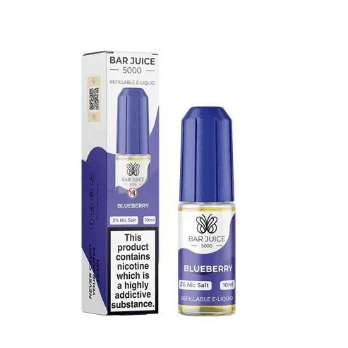 Bar Juice 5000 Salt 10ml Nic Salts - Box of 10 - 10mg -Vape Area UK