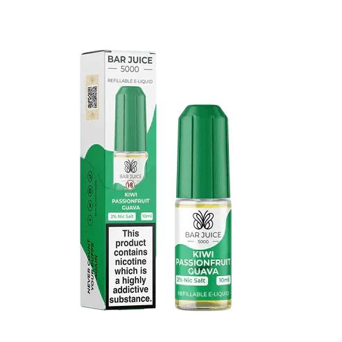Bar Juice 5000 Salt 10ml Nic Salts - Box of 10 - 10mg -Vape Area UK