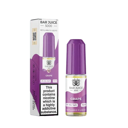 Bar Juice 5000 Salt 10ml Nic Salts - Box of 10 - 10mg -Vape Area UK