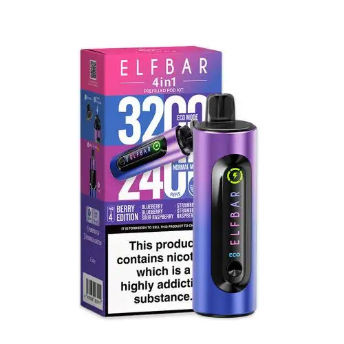 Elf Bar 4-in-1 Prefilled Pod Vape Kit TPD Compliant | Only £6.99 | Any 3 For £18 | only £6.99 | Cheapest Vape Shop in Uk