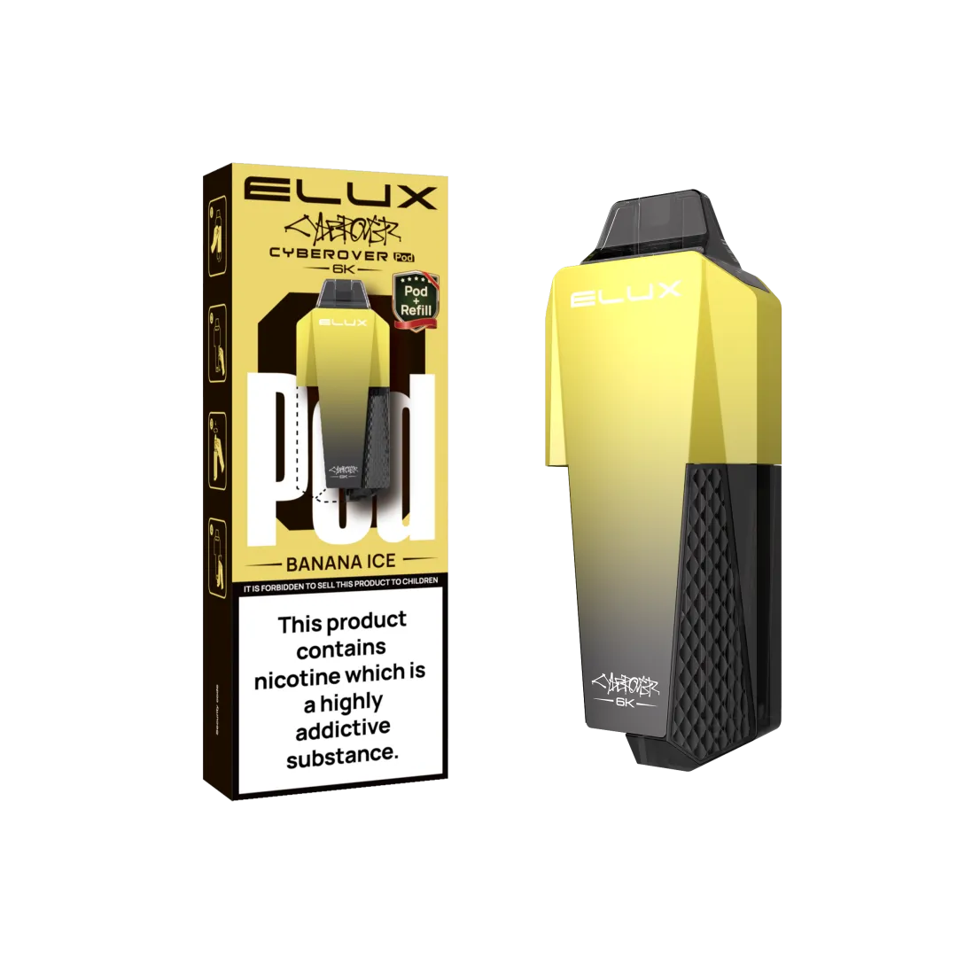 Elux Cyberover 6000 Prefilled Pods | Only £6.99 | Any 3 For £18.99 | only £6.99 | Cheapest Vape Shop in Uk