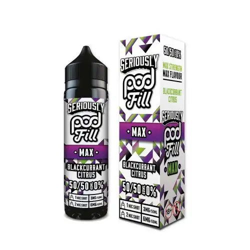 Seriously Pod Fill MAX Shortfill E-Liquids | only £11.99 | Cheapest Vape Shop in Uk