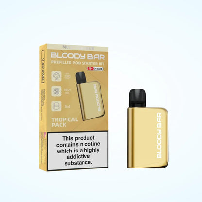 Bloody Mary Bloody Bar 3000 Puffs Prefilled 5-in-1 Starter Kit | Only £9.99 | Buy Kit Get Pod Free| Cheapest Vape Shop in Uk