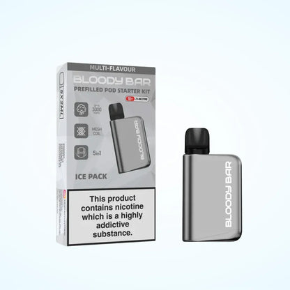 Bloody Mary Bloody Bar 3000 Puffs Prefilled 5-in-1 Starter Kit | Only £9.99 | Buy Kit Get Pod Free| Cheapest Vape Shop in Uk