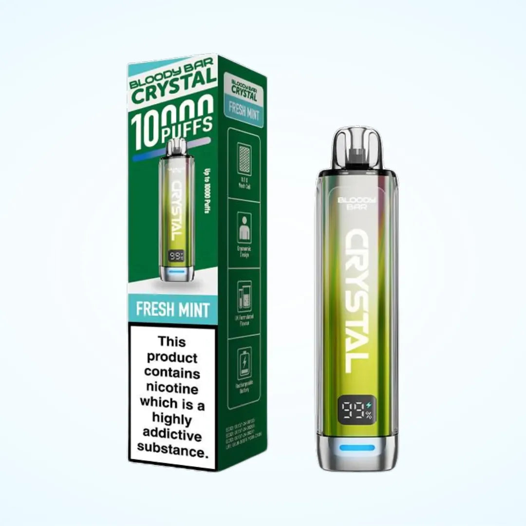 Bloody Bar Crystal 10000 Puffs Prefilled Pod Vape Kit | Up to 10000 Puffs| only £9.99 | Cheapest Vape Shop in Uk