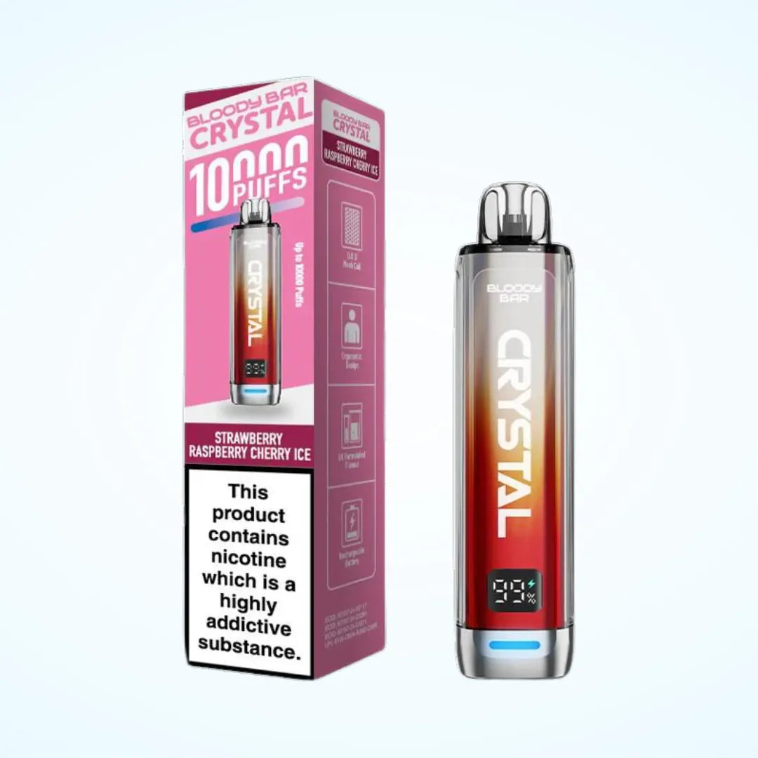 Bloody Bar Crystal 10000 Puffs Prefilled Pod Vape Kit | Up to 10000 Puffs| only £9.99 | Cheapest Vape Shop in Uk