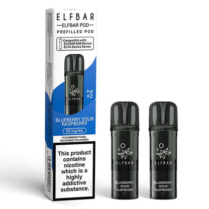 Elf Bar 600 Prefilled Pods (Pack of 2) - Box of 10 | only £32.99 | Cheapest Vape Shop in Uk