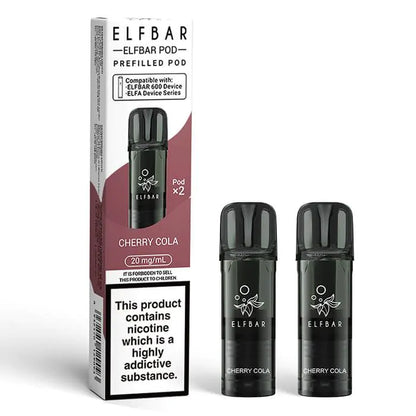 Elf Bar 600 Prefilled Pods (Pack of 2) - Box of 10 | only £32.99 | Cheapest Vape Shop in Uk