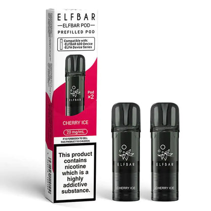 Elf Bar 600 Prefilled Pods (Pack of 2) - Box of 10 | only £32.99 | Cheapest Vape Shop in Uk