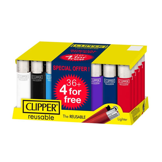 Clipper - Mini Lighter - Pack of 40 - Vapeareawholesale