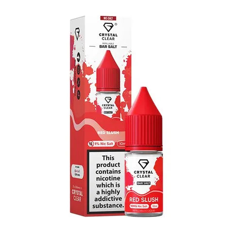 Crystal Clear Bar Salts Nic Salt E-Liquid – All Flavours 10ml (10mg / 20mg) | only £3.99 | Cheapest Vape Shop in Uk