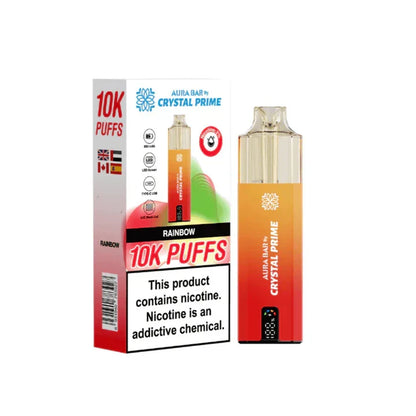 Crystal Prime Aura Bar 10000 Prefilled Pod Kit -Box of 5 | only £39.99 | Cheapest Vape Shop in Uk