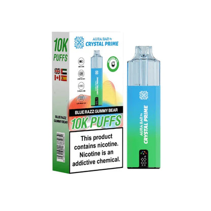 Crystal Prime Aura Bar 10000 Prefilled Pod Kit -Box of 5 | only £39.99 | Cheapest Vape Shop in Uk