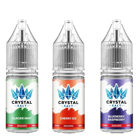 Crystal Salt 10ml Nic Salts - Box of 10 - 10mg -Vape Area UK