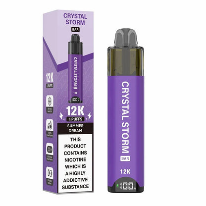 Crystal Storm 12K Puffs Prefilled Pod Kit | Up to 12000 Puffs| Only £10.99 || Cheapest Vape Shop in Uk