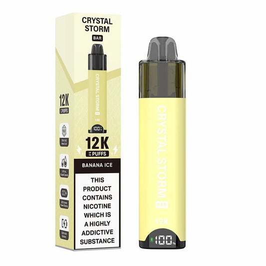 Crystal Storm 12K Puffs Prefilled Pod Kit | Up to 12000 Puffs| Only £10.99 || Cheapest Vape Shop in Uk