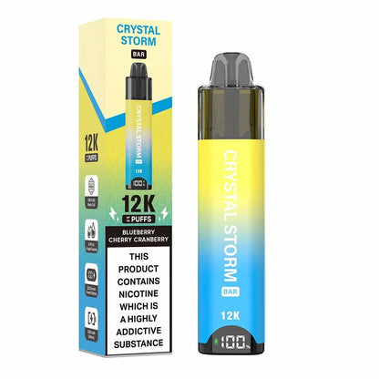 Crystal Storm 12K Puffs Prefilled Pod Kit | Up to 12000 Puffs| Only £10.99 || Cheapest Vape Shop in Uk