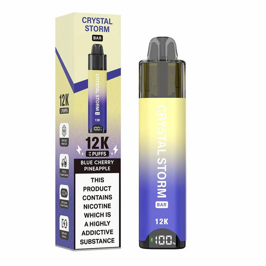 Crystal Storm 12K Puffs Prefilled Pod Kit | Up to 12000 Puffs| Only £10.99 || Cheapest Vape Shop in Uk