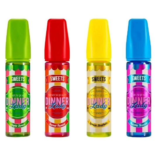 Dinner Lady Sweets 50ml Shortfill - Vapeareawholesale