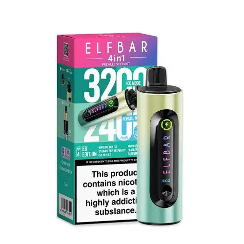 Elf Bar 4-in-1 Prefilled Pod Vape Kit TPD Compliant - Pack of 5 | only £27 | Cheapest Vape Shop in Uk
