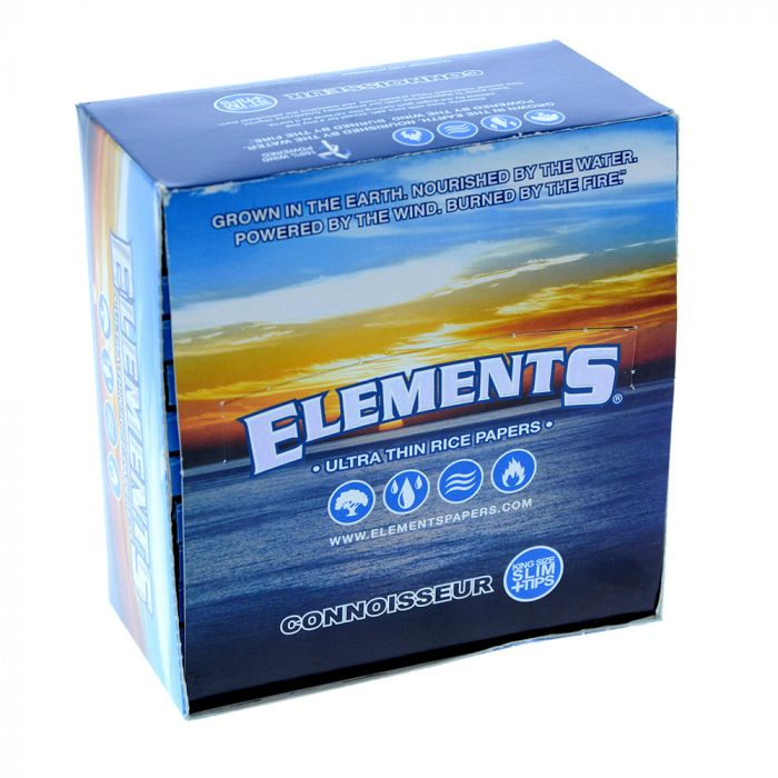 Elements - Connoisseur King Size Slim Roach Tips - Pack of 24 - Vapeareawholesale