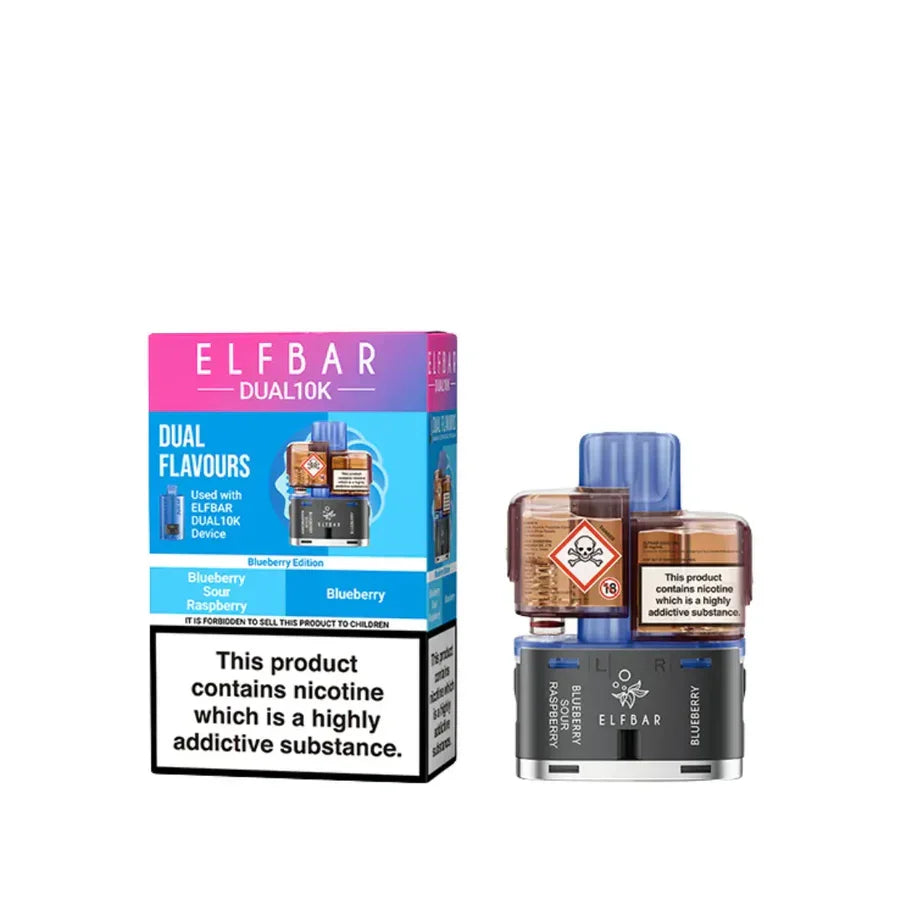 Elf Bar Dual 10K Refill Pods | Only £7.99 | Any 3 For £29.99 | only £7.99 | Cheapest Vape Shop in Uk