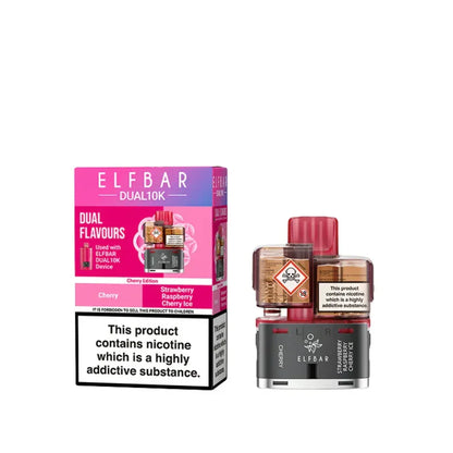 Elf Bar Dual 10K Refill Pods -Box of 5 | only £30.99 | Cheapest Vape Shop in Uk