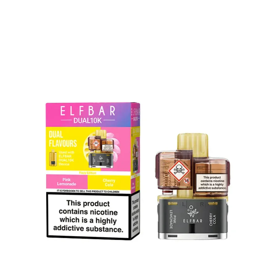 Elf Bar Dual 10K Refill Pods -Box of 5 | only £30.99 | Cheapest Vape Shop in Uk