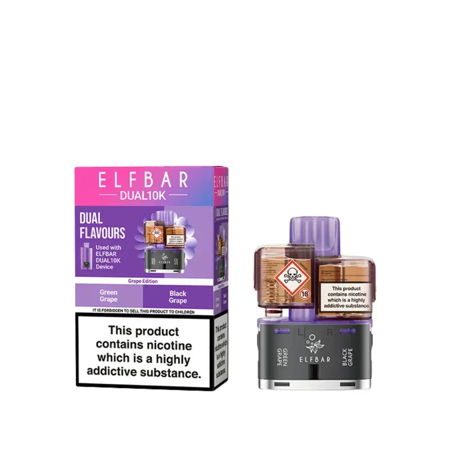 Elf Bar Dual 10K Refill Pods | Only £7.99 | Any 3 For £29.99 | only £7.99 | Cheapest Vape Shop in Uk