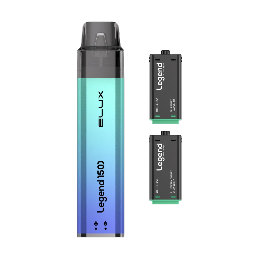 Elux Legend 1500 Puffs Prefilled Pod Kit | Only £10.99 | BUY 1 KIT GET 1 POD| Cheapest Vape Shop in Uk