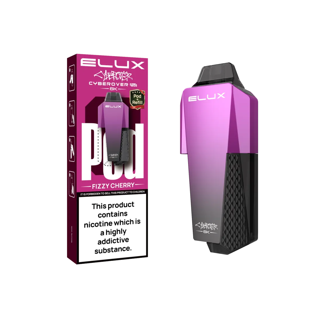 Elux Cyberover 6000 Prefilled Pods | Only £6.99 | Any 3 For £18.99 | only £6.99 | Cheapest Vape Shop in Uk