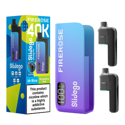 Firerose Slidego 40K Puffs Prefilled Pod Kit | Up to 40000 Puffs| Only £12.99 || Cheapest Vape Shop in Uk