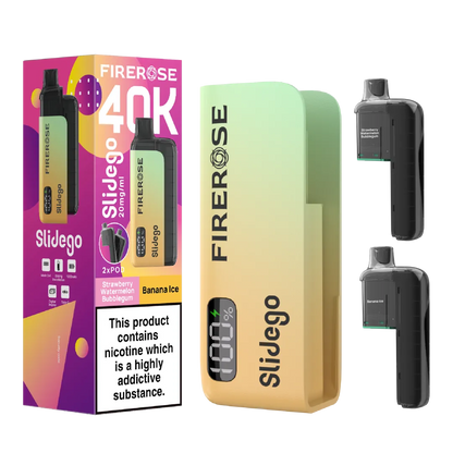 Firerose Slidego 40K Puffs Prefilled Pod Kit | Up to 40000 Puffs| Only £12.99 || Cheapest Vape Shop in Uk