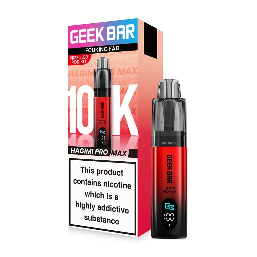 Geek Bar Hagimi Pro Max 10K Puffs Prefilled Pod Kit | Up to 10000 Puffs | only £9.99 | Cheapest Vape Shop in Uk
