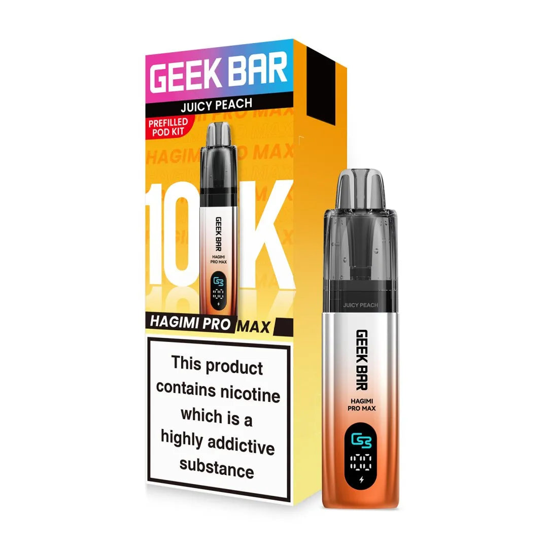 Geek Bar Hagimi Pro Max 10K Puffs Prefilled Pod Kit | Up to 10000 Puffs | only £9.99 | Cheapest Vape Shop in Uk