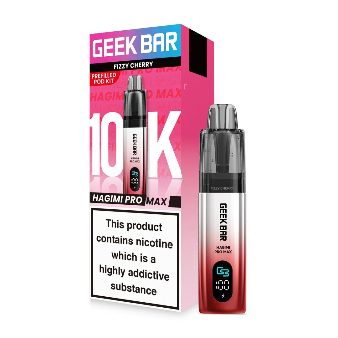 Geek Bar Hagimi Pro Max 10K Puffs Prefilled Pod Kit | Up to 10000 Puffs | only £9.99 | Cheapest Vape Shop in Uk