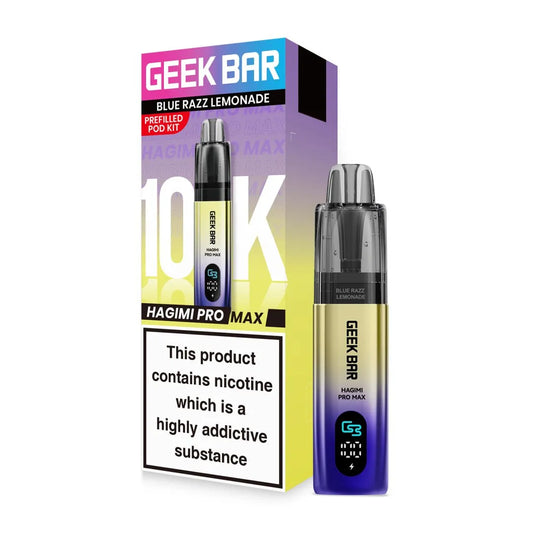Geek Bar Hagimi Pro Max 10K Puffs Prefilled Pod Kit | Up to 10000 Puffs | only £9.99 | Cheapest Vape Shop in Uk