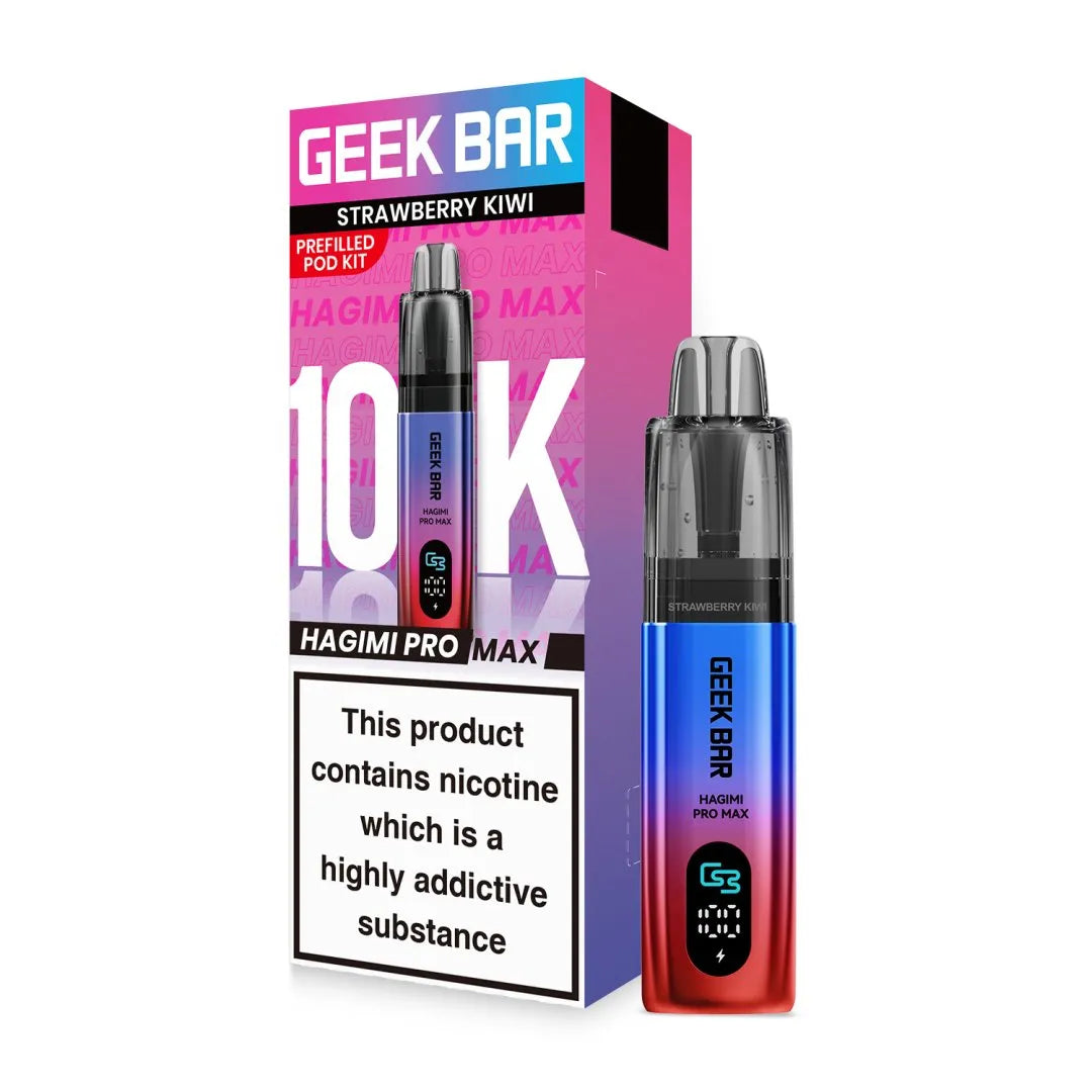 Geek Bar Hagimi Pro Max 10K Puffs Prefilled Pod Kit | Up to 10000 Puffs | only £9.99 | Cheapest Vape Shop in Uk