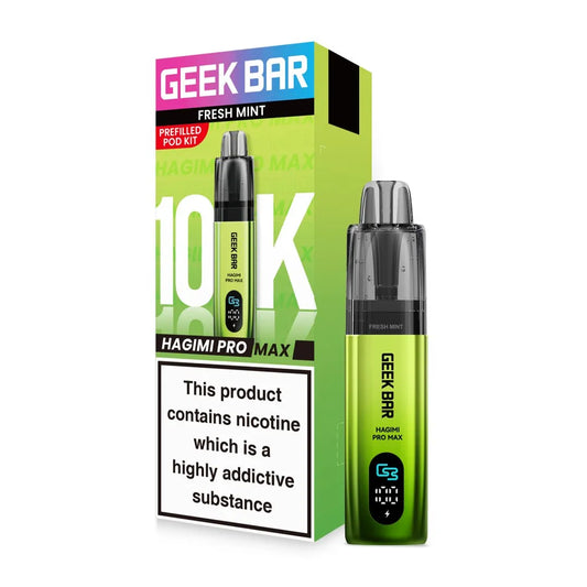 Geek Bar Hagimi Pro Max 10K Puffs Prefilled Pod Kit | Up to 10000 Puffs | only £9.99 | Cheapest Vape Shop in Uk