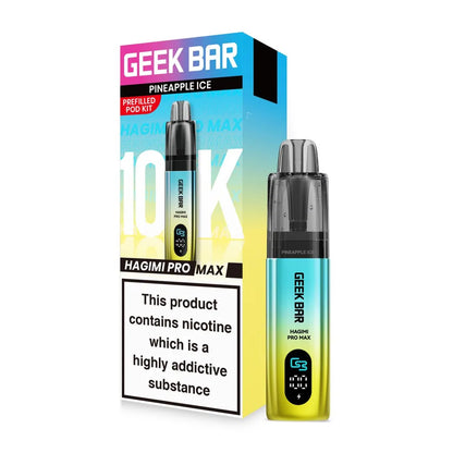 Geek Bar Hagimi Pro Max 10K Puffs Prefilled Pod Kit | Up to 10000 Puffs | only £9.99 | Cheapest Vape Shop in Uk