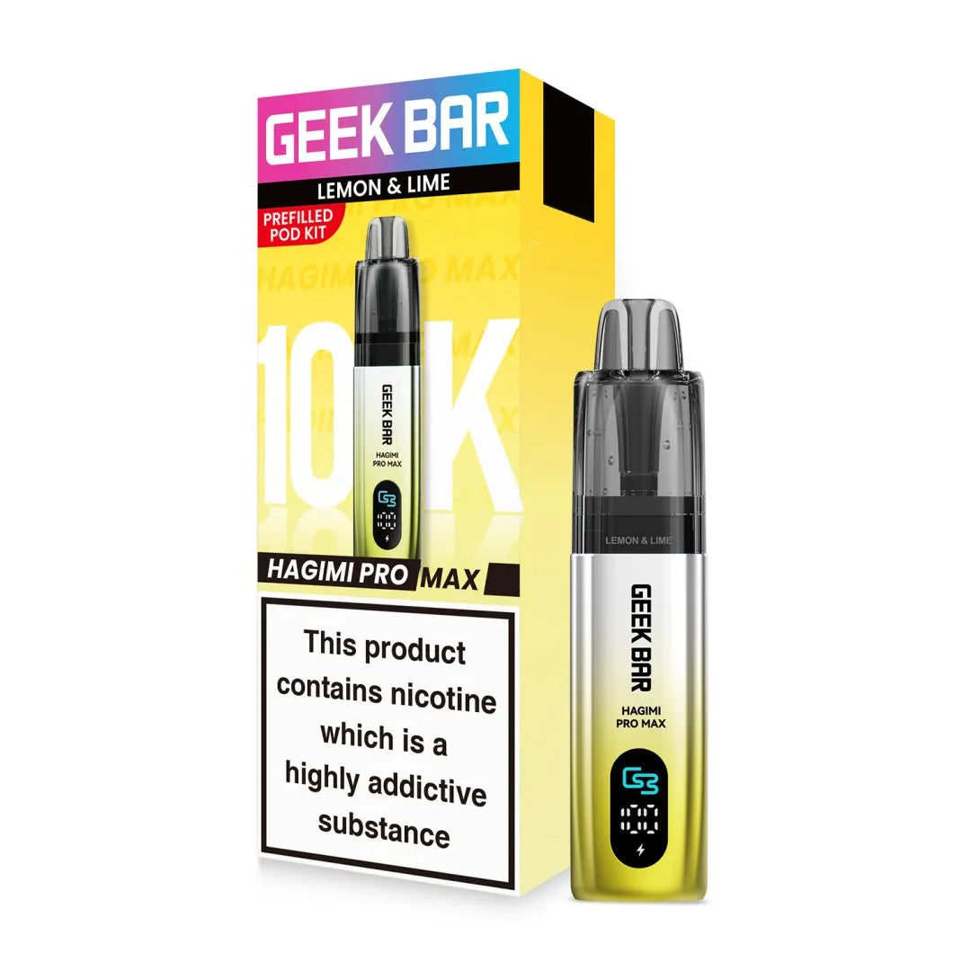 Geek Bar Hagimi Pro Max 10K Puffs Prefilled Pod Kit | Up to 10000 Puffs | only £9.99 | Cheapest Vape Shop in Uk