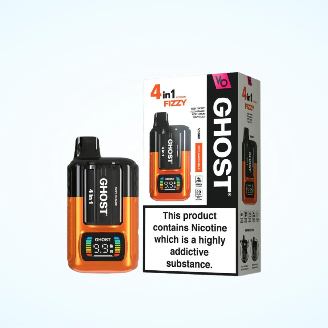 Ghost 4 in 1 2400 Puffs Vape Kit | Only £6.99 | Up to 2400 Puffs