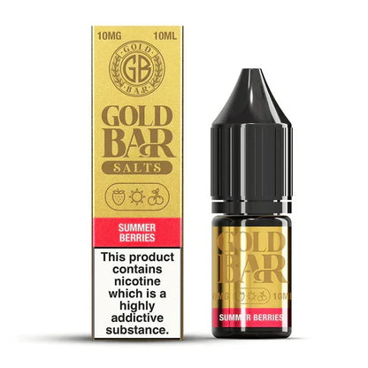 Gold Bar Nic Salts 10ml E-Liquids (Box Of 10) | only £20.99 | Cheapest Vape Shop in Uk