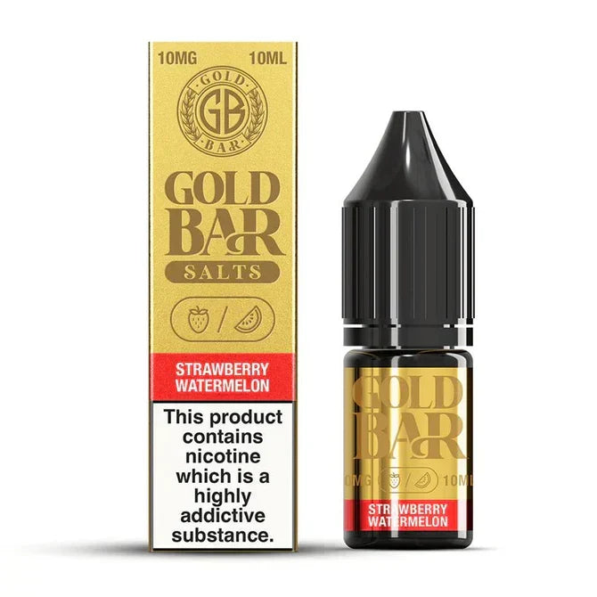 Gold Bar Nic Salts 10ml E-Liquids (Box Of 10) | only £20.99 | Cheapest Vape Shop in Uk