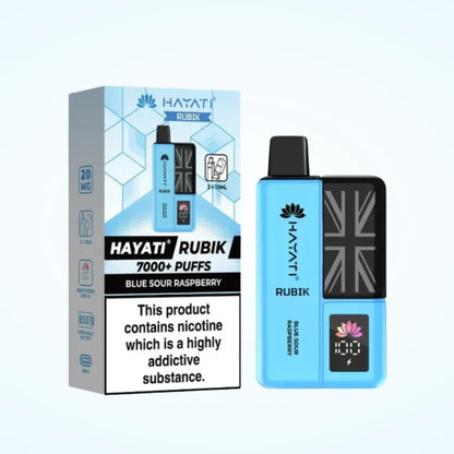 Hayati Rubik 7000 Puffs Prefilled Vape Kit | Up to 7000 Puffs| only £11.99 | Cheapest Vape Shop in Uk