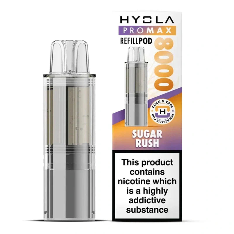 Hyola Pro Max 8000 Prefilled  Pods | Only £6.25 | Any 3 For £15.50 | only £6.25 | Cheapest Vape Shop in Uk