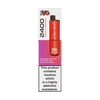 IVG 2400 Puffs Rechargeable Pod Vape Kit | Up to 2400 Puffs| only £6.99 | Cheapest Vape Shop in Uk