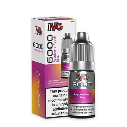 IVG 6000 Nic Salt 10ml Bottle Box of 10 | only £19.99 | Cheapest Vape Shop in Uk