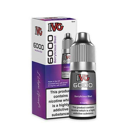 IVG 6000 Nic Salt 10ml Bottle | only £3.99 | Cheapest Vape Shop in Uk